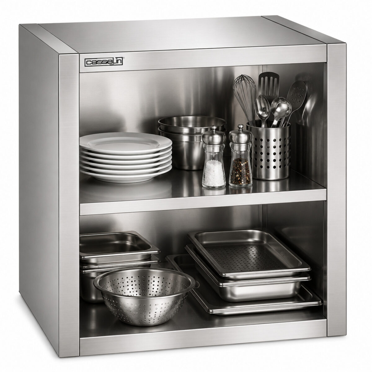 Armoire murale inox ouverte 1000 mm – Casselin