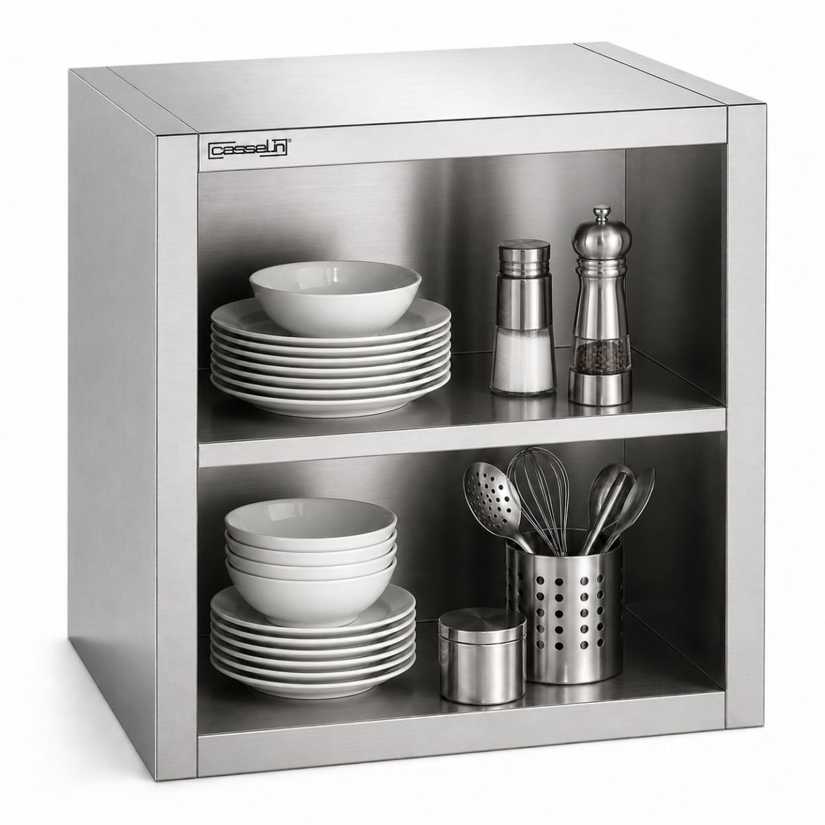 Armoire murale inox ouverte 600 mm – Casselin