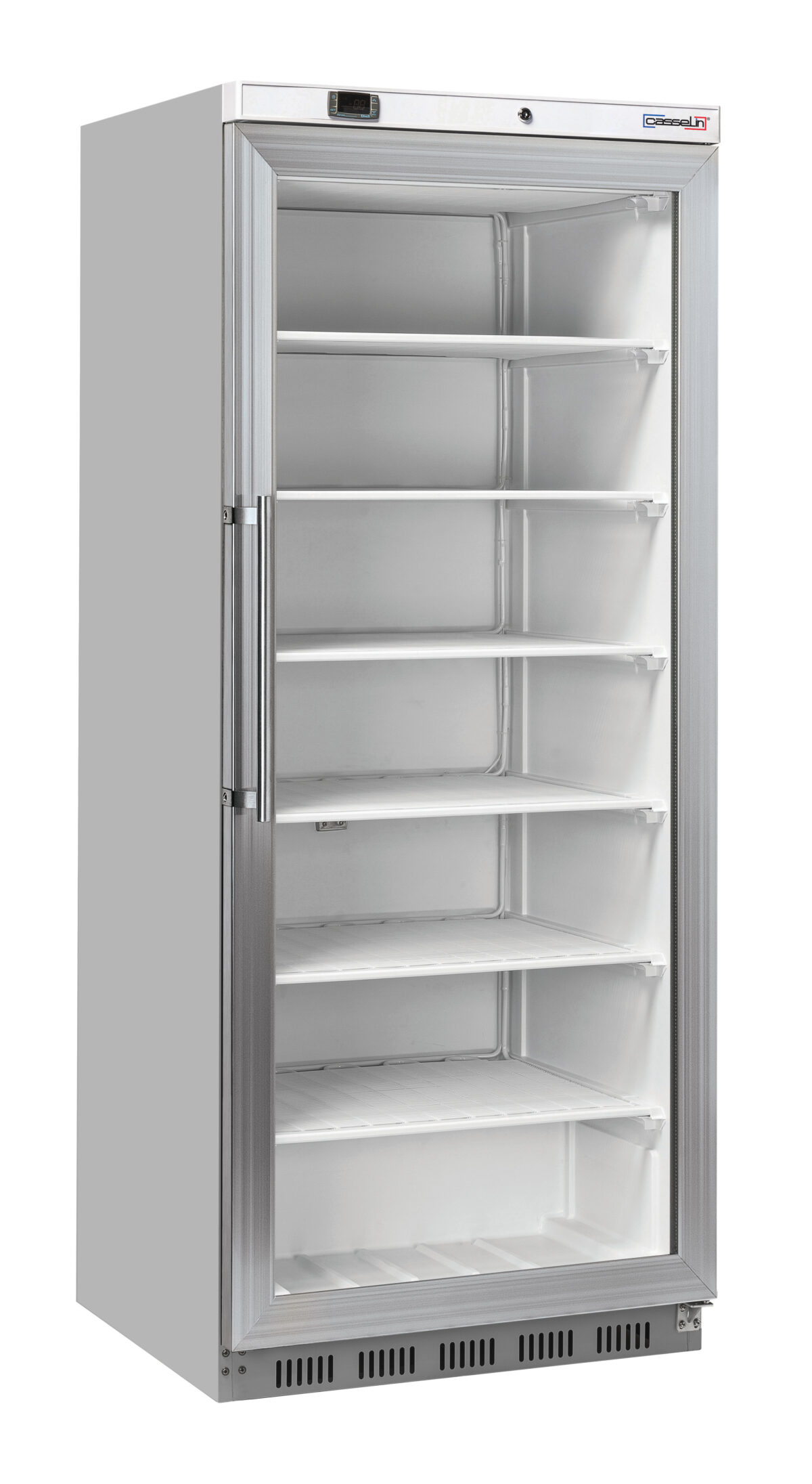 Armoire négative vitrée 600 L Inox – Casselin