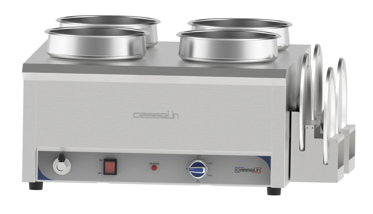 Bain-marie à eau à sauce 4 x 7,5L – Casselin