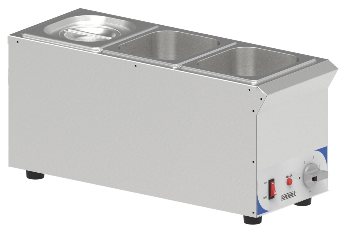 Bain-marie à sauce 3 x GN 1/6 compact – Casselin