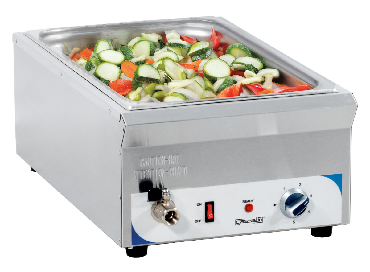 Bain-marie avec robinet de vidange GN 1/1 – 100 mm – Casselin