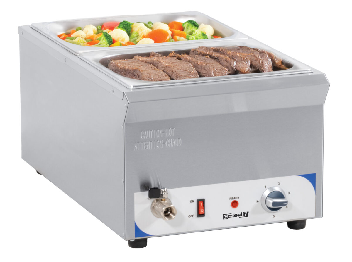 Bain-marie avec robinet de vidange GN 1/1 – 150 mm – Casselin