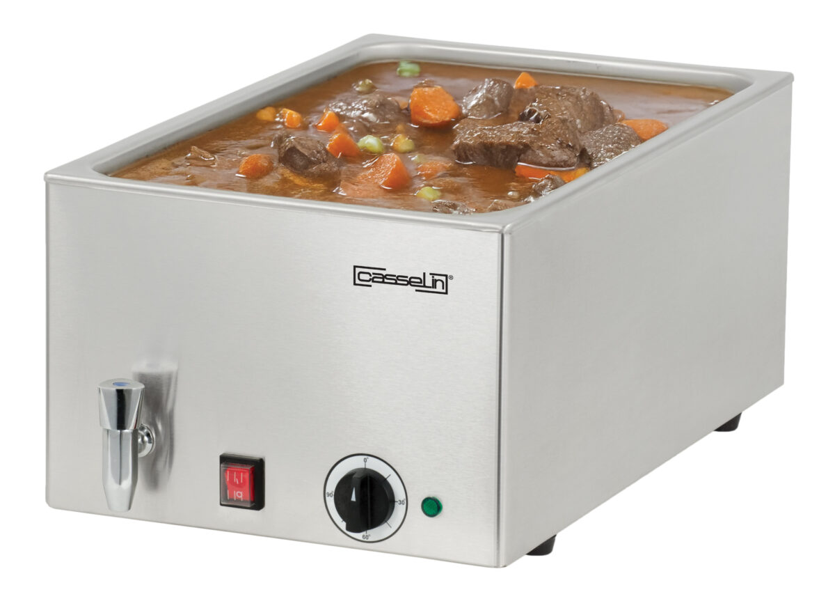 Bain-marie avec robinet de vidange GN 1/1 – Casselin