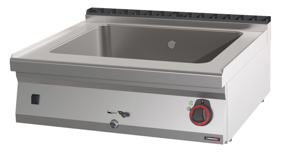 Bain-marie GN 2/1 200 mm avec vanne de vidange 80 – Casselin