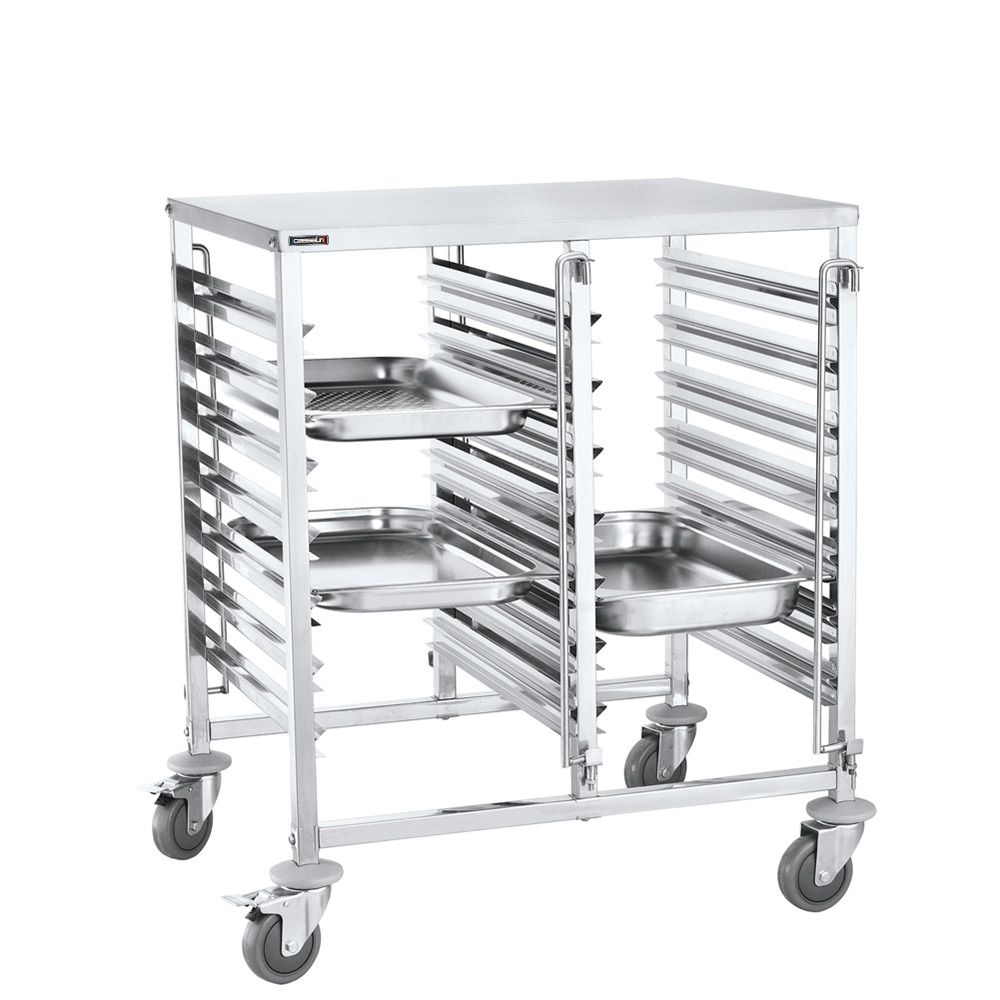 Chariot double à glissières 14 GN 1/1 – Casselin