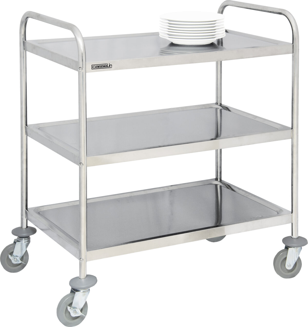 Chariot en inox 3 plateaux – Casselin