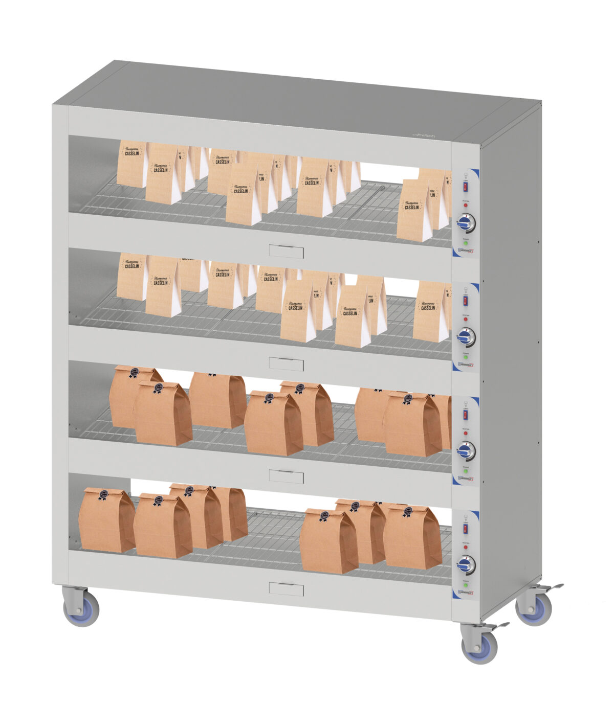 Etagère chauffante mobile 120 – Casselin