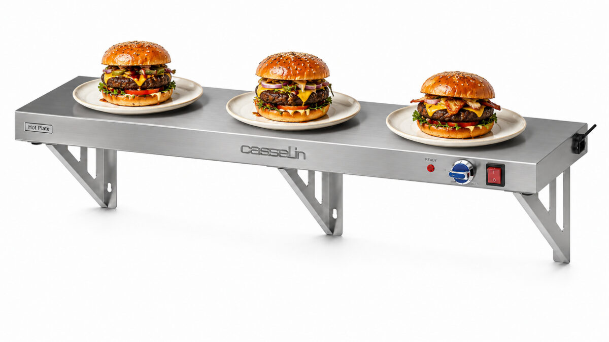 Etagère murale chauffante GN 2/1 – Casselin