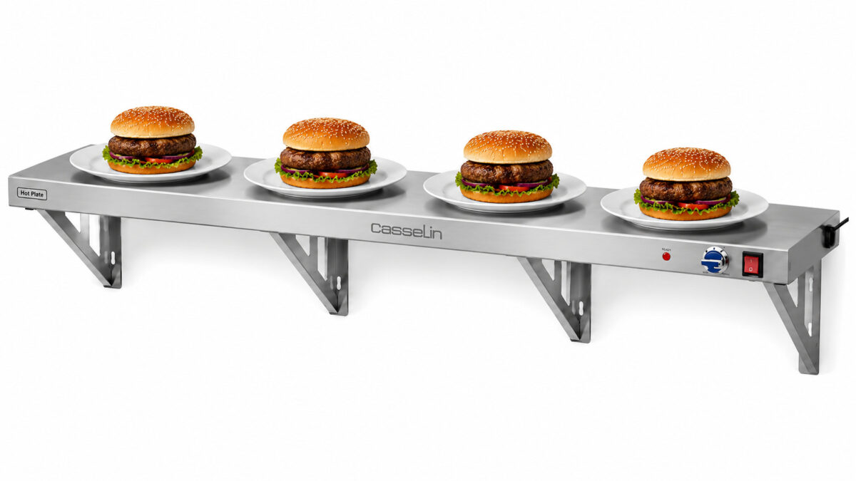 Etagère murale chauffante GN 3/1 – Casselin
