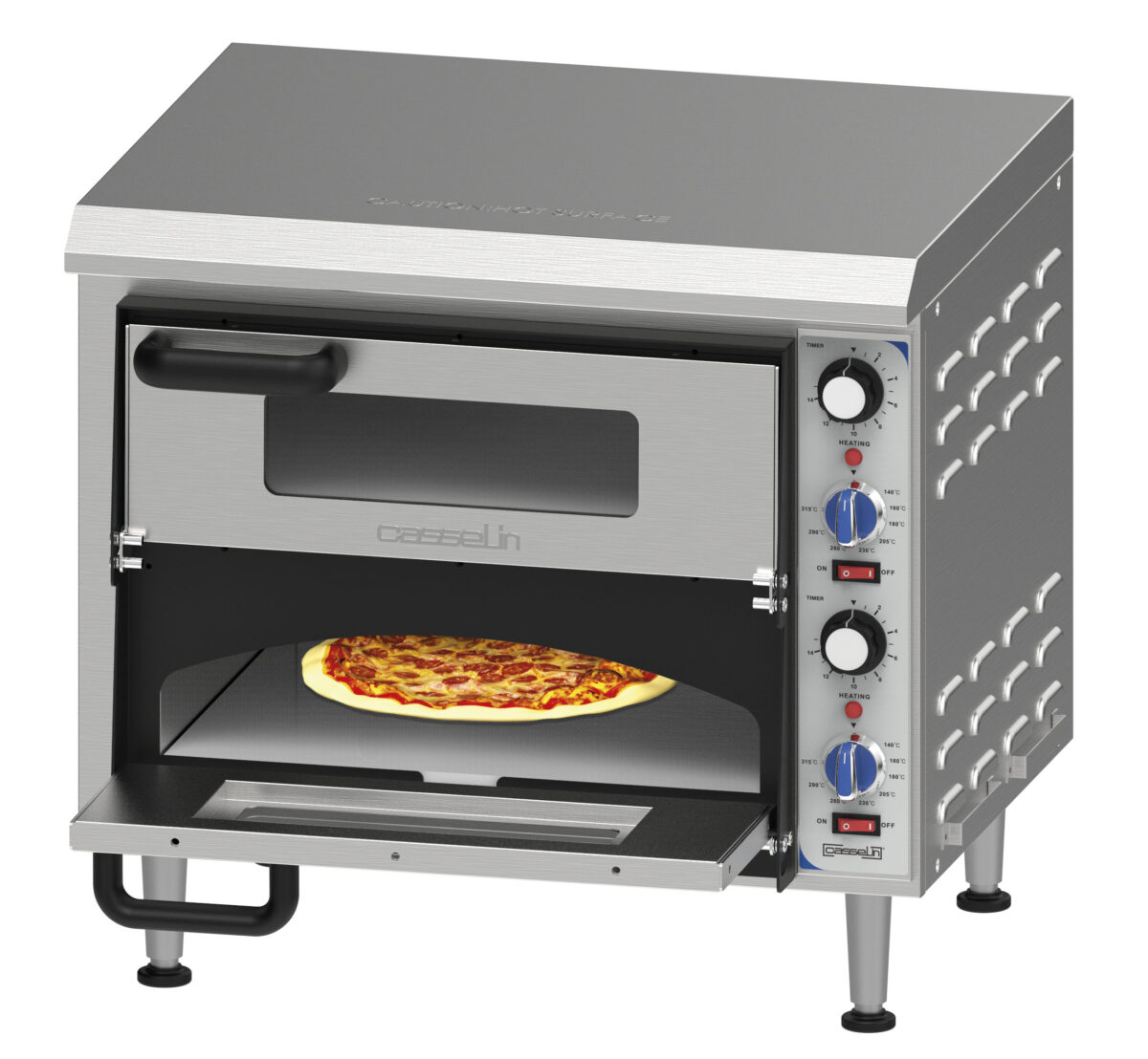 Four à pizza électrique 2 chambres 35 cm – Casselin