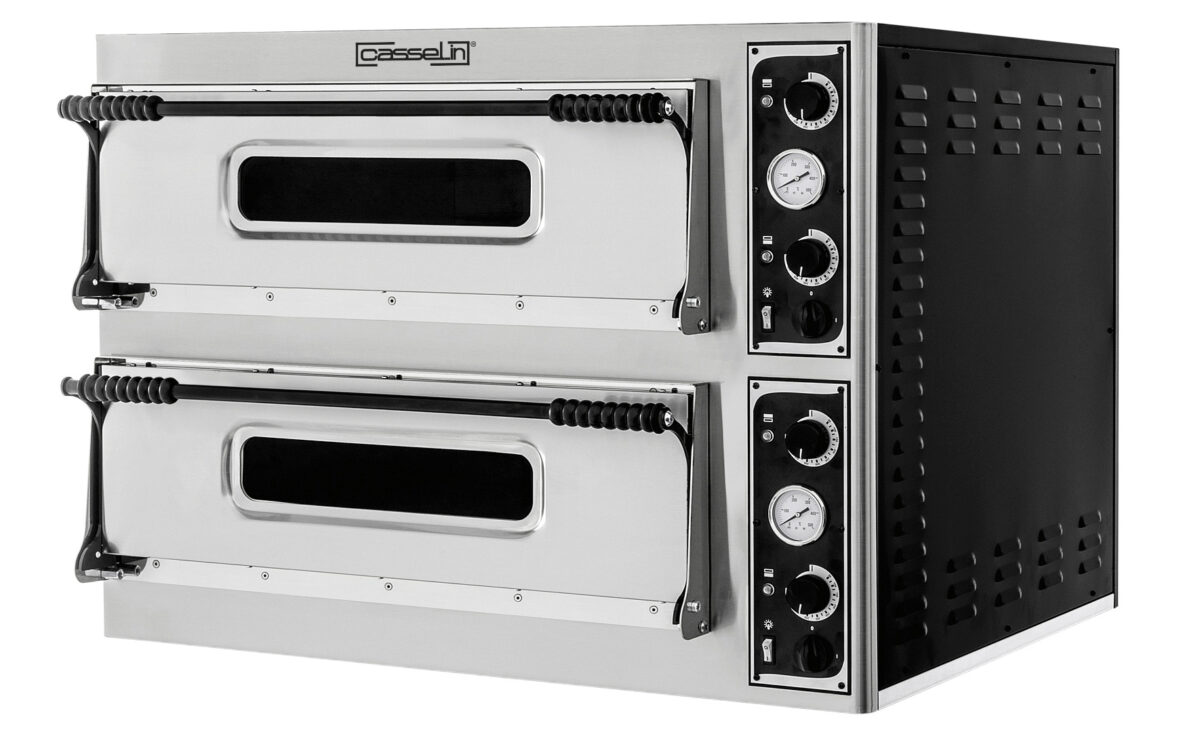 Four à pizza électrique 2×6 pizzas 32cm – Casselin