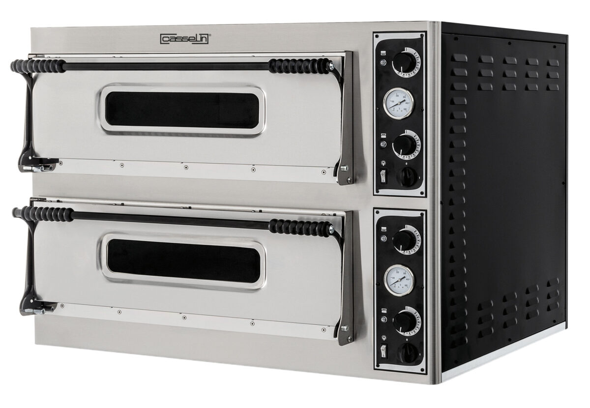 Four à pizza électrique 2×6 pizzas 35cm – Casselin