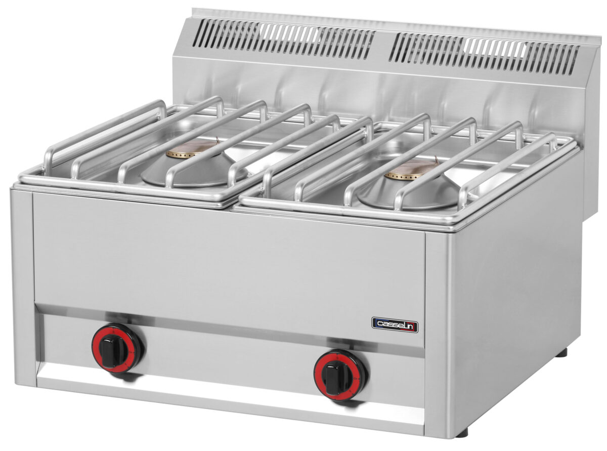 Fourneau gaz à poser 2 feux HP 66 – Casselin