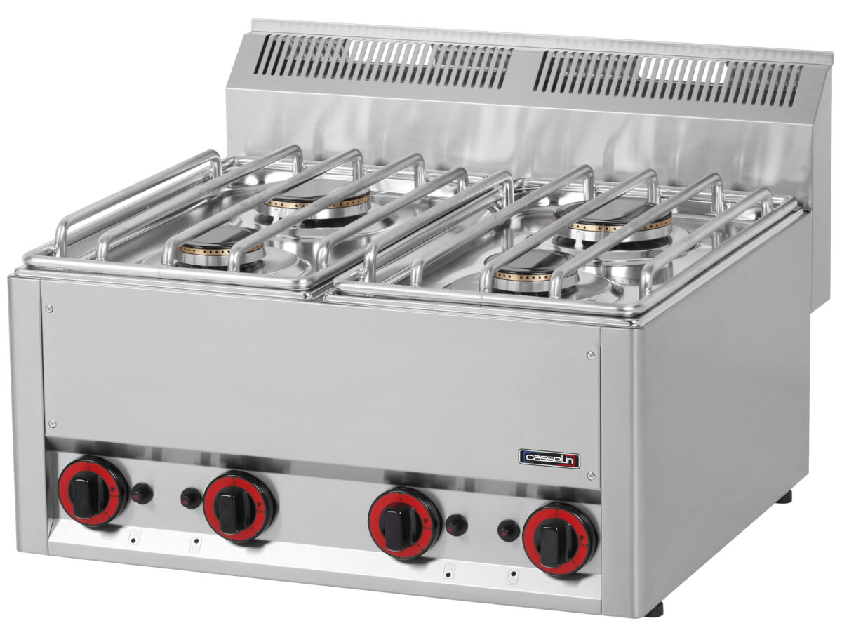 Fourneau gaz à poser 4 feux P 66 – Casselin