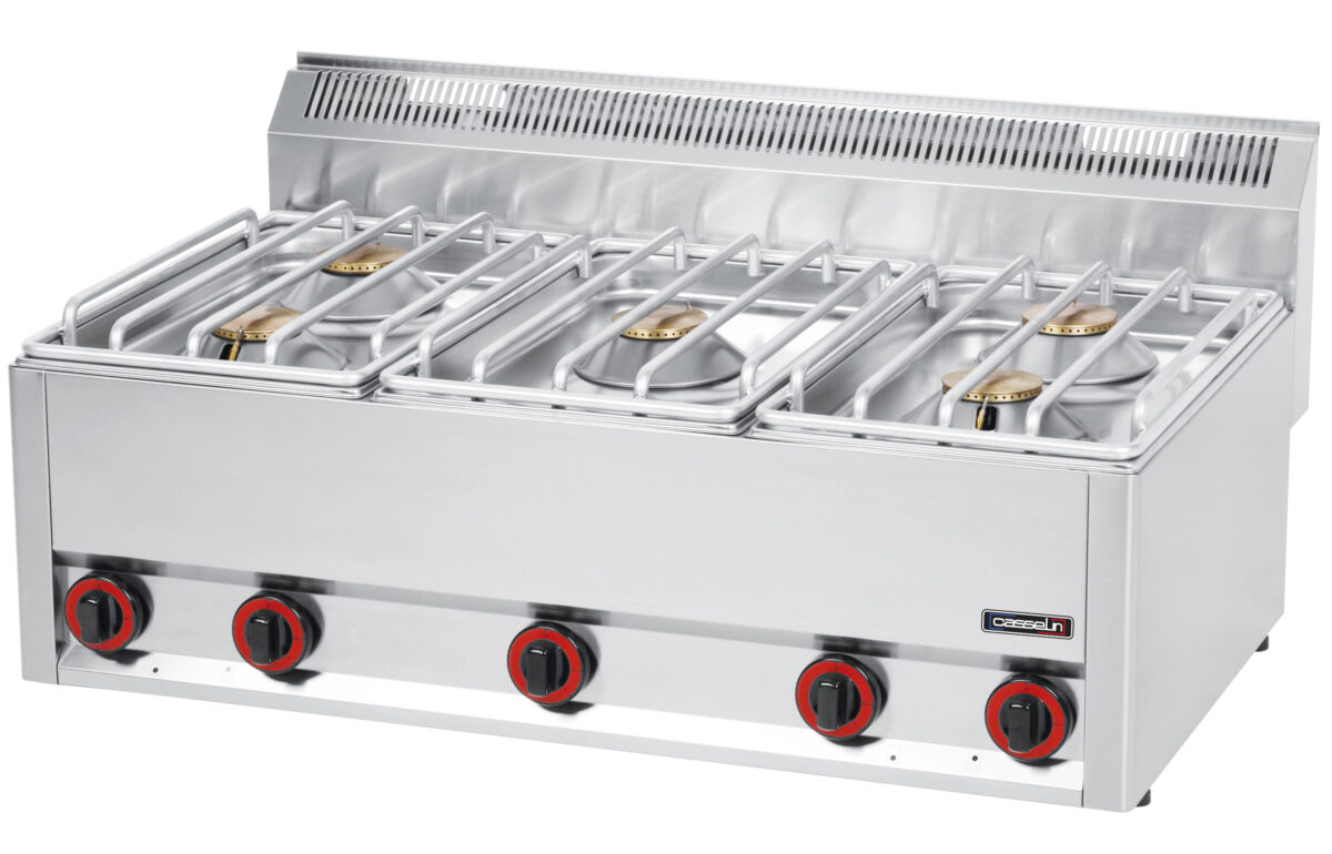 Fourneau gaz à poser 5 feux L 99 – Casselin