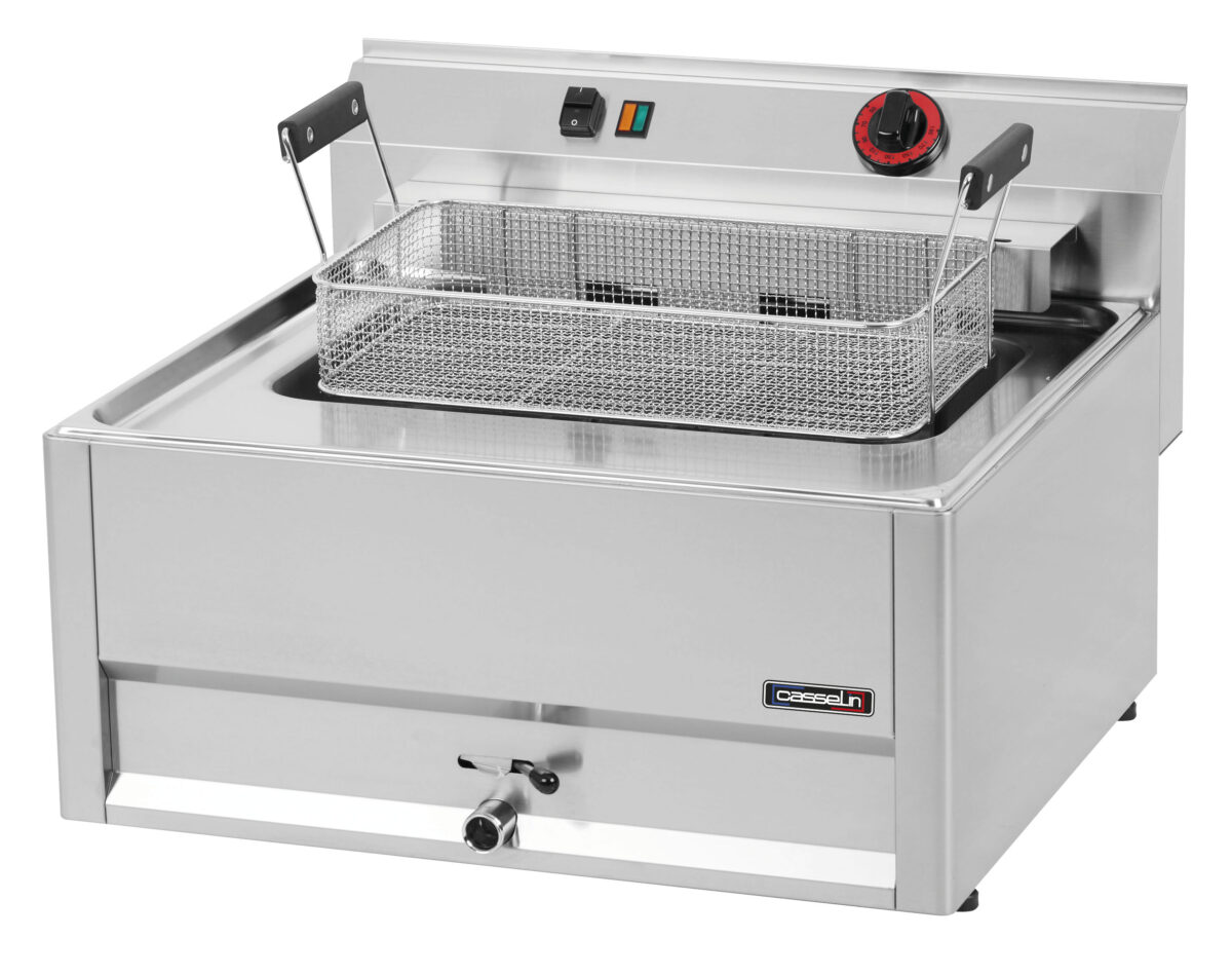 Friteuse électrique à poser avec vanne de vidange 16 litres 66 – Casselin