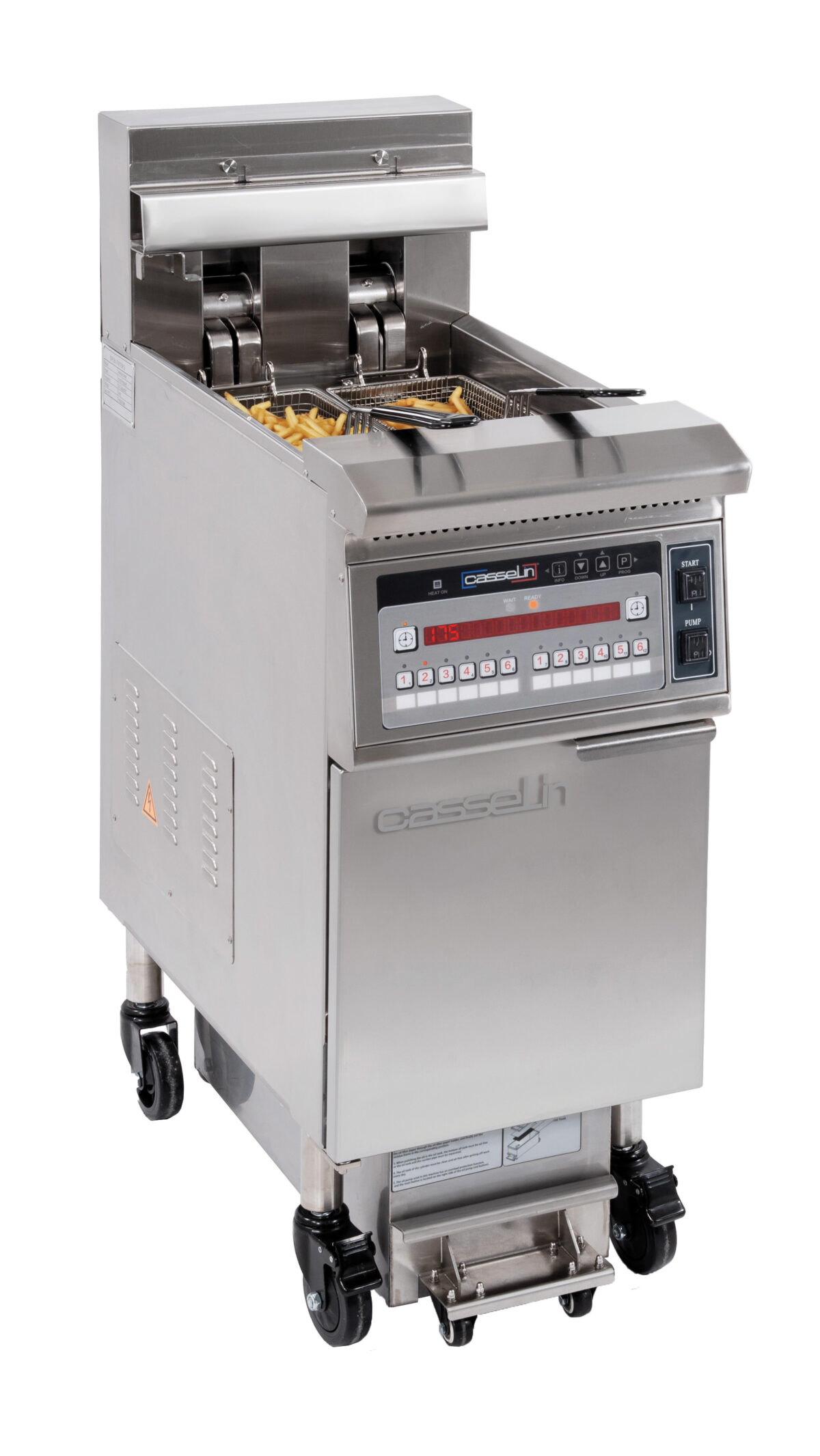 Friteuse électrique avec filtration 22 litres 17kW – Casselin