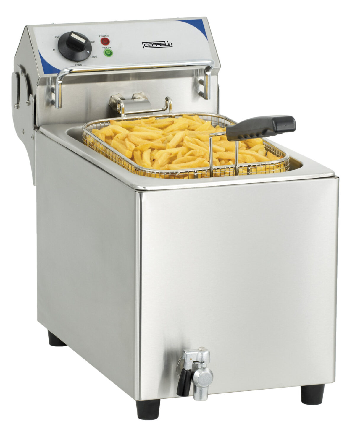Friteuse électrique avec vanne de vidange 10 litres – Casselin
