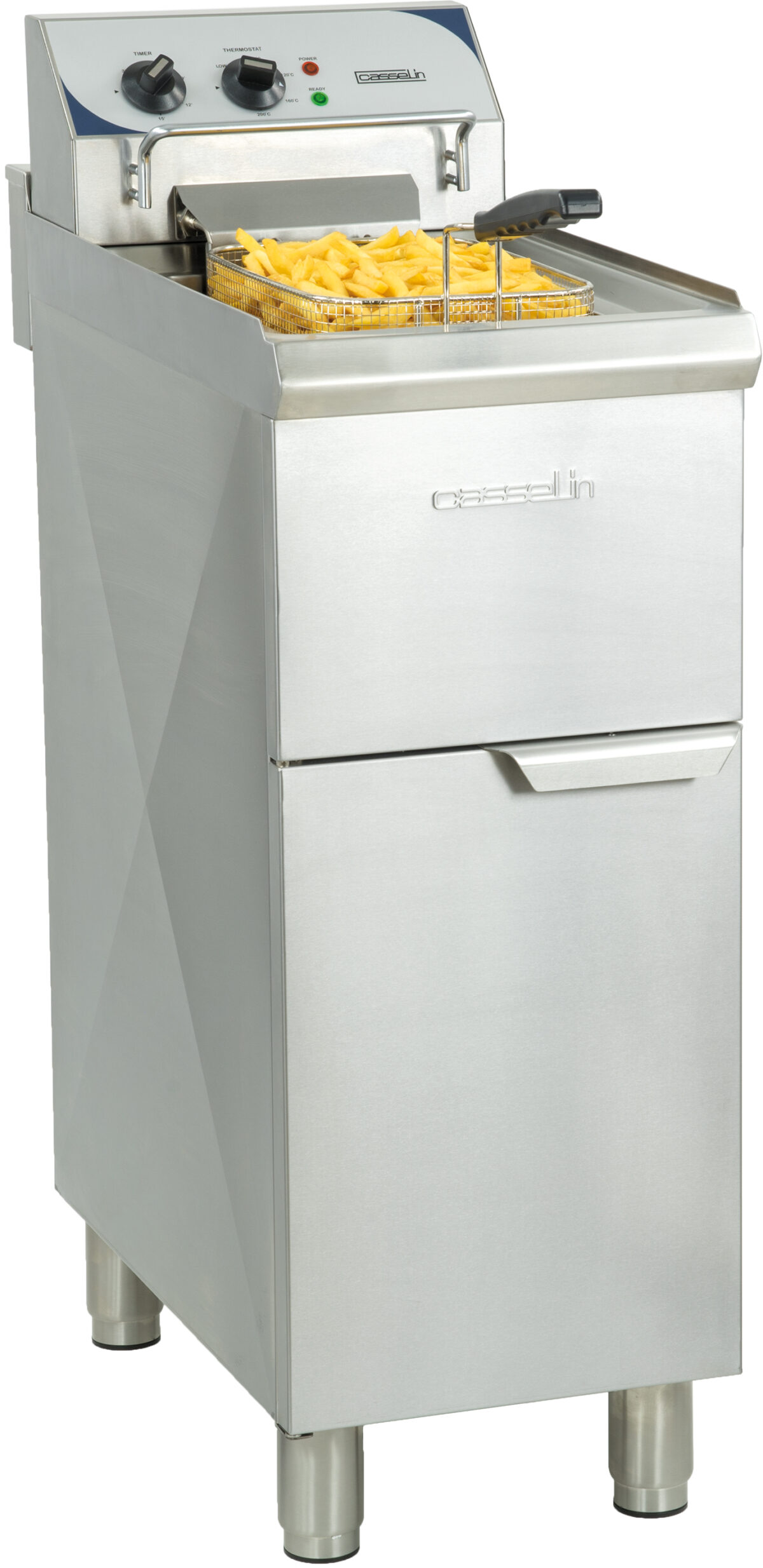 Friteuse électrique sur pieds 10 litres haut rendement – Casselin