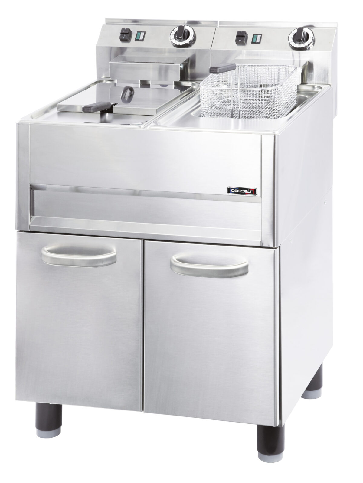 Friteuse électrique sur pieds 2 x 13 litres – Casselin