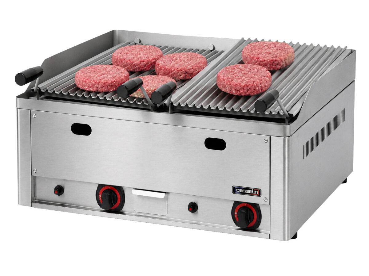 Grill à pierre de lave double – Casselin