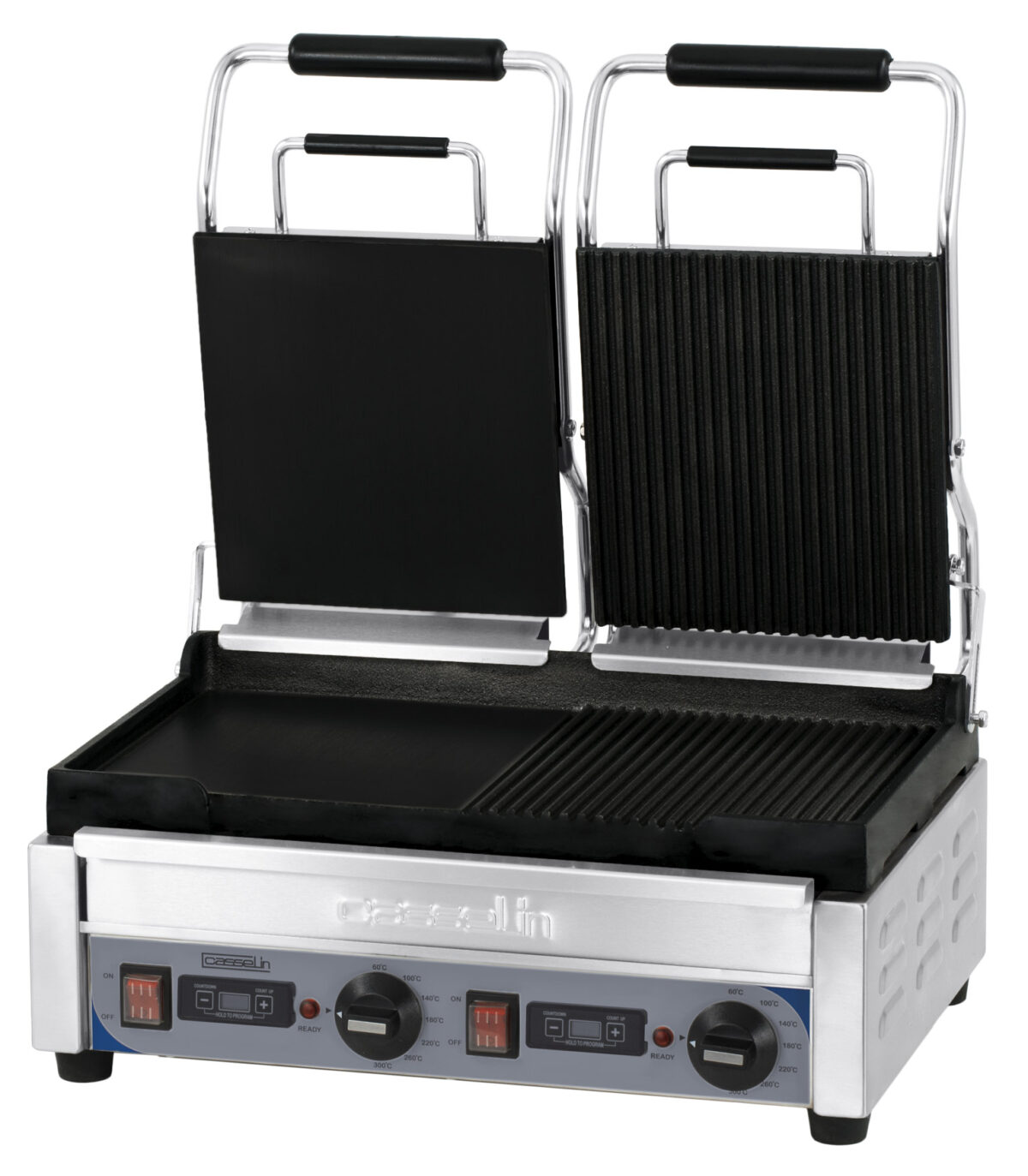 Grill Panini double Premium Mixte avec minuteur – Casselin