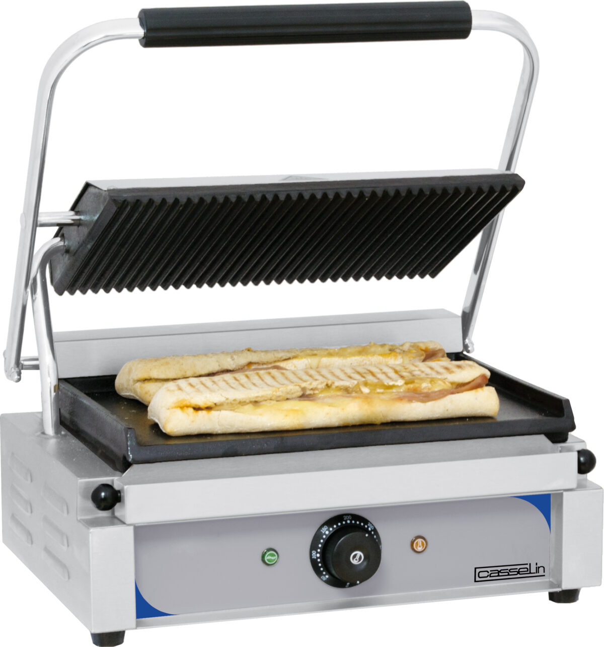 Grill Panini plaques Rainurée – Lisse – Casselin