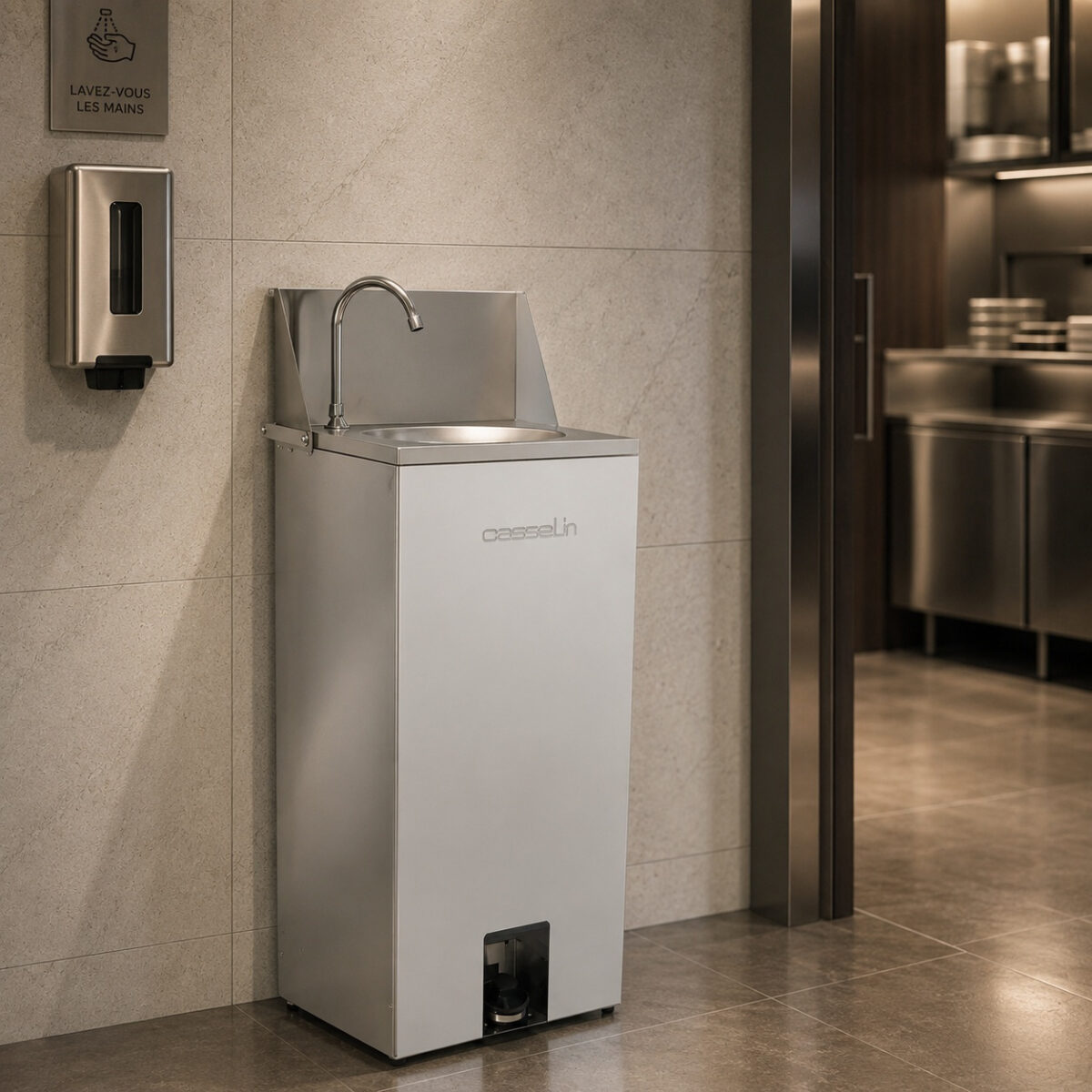 Lave mains autonome à pédale – Casselin