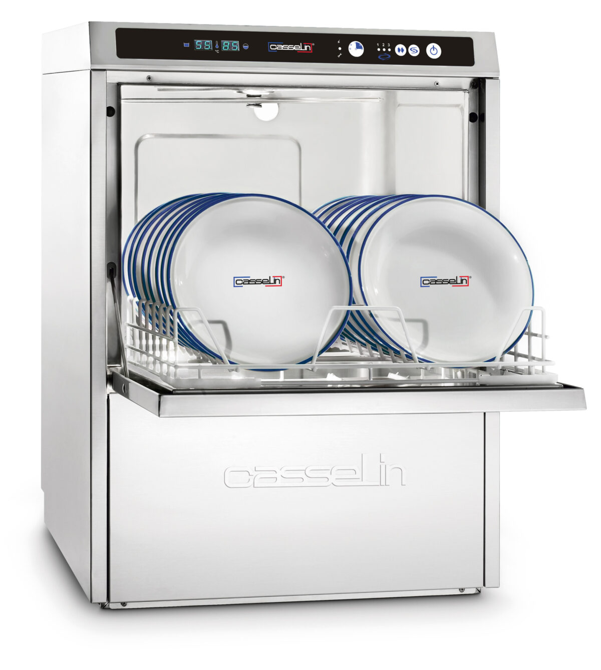 Lave-vaisselle Double paroi avec adoucisseur et pompe de vidange intégrés – Casselin