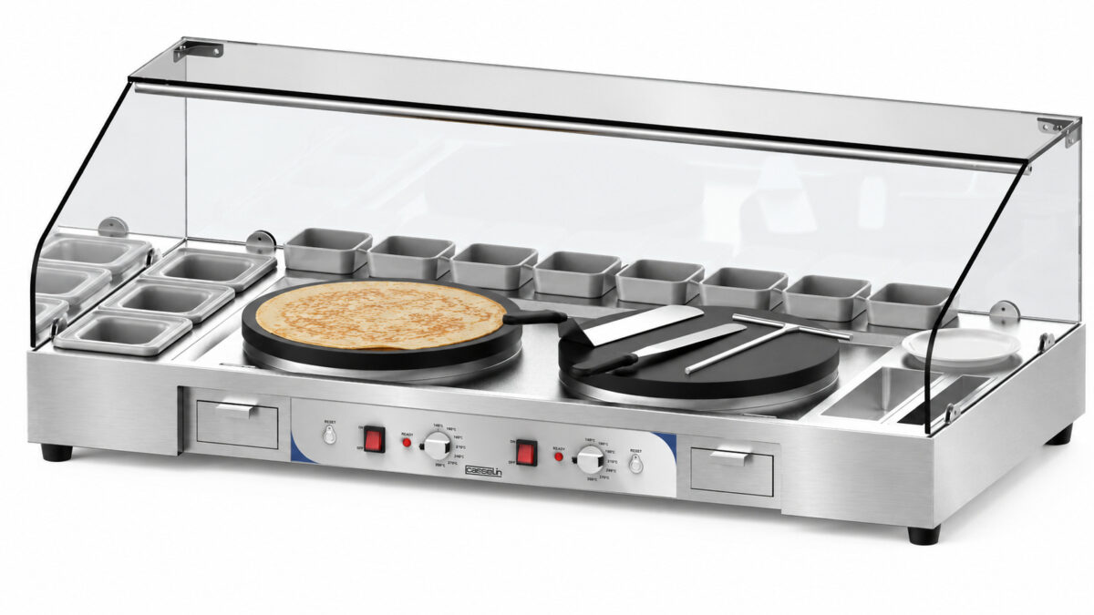 Plan de travail double pour crêpières – Casselin