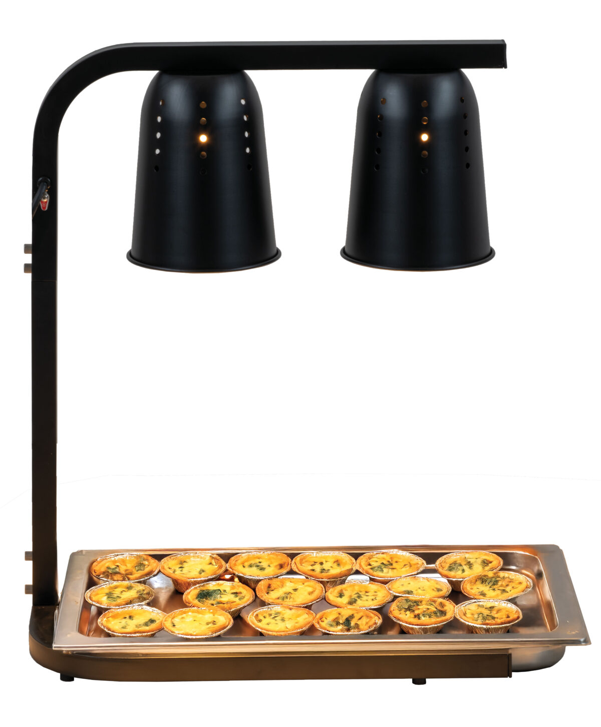 Pont chauffant 2 lampes infrarouges noir – Casselin