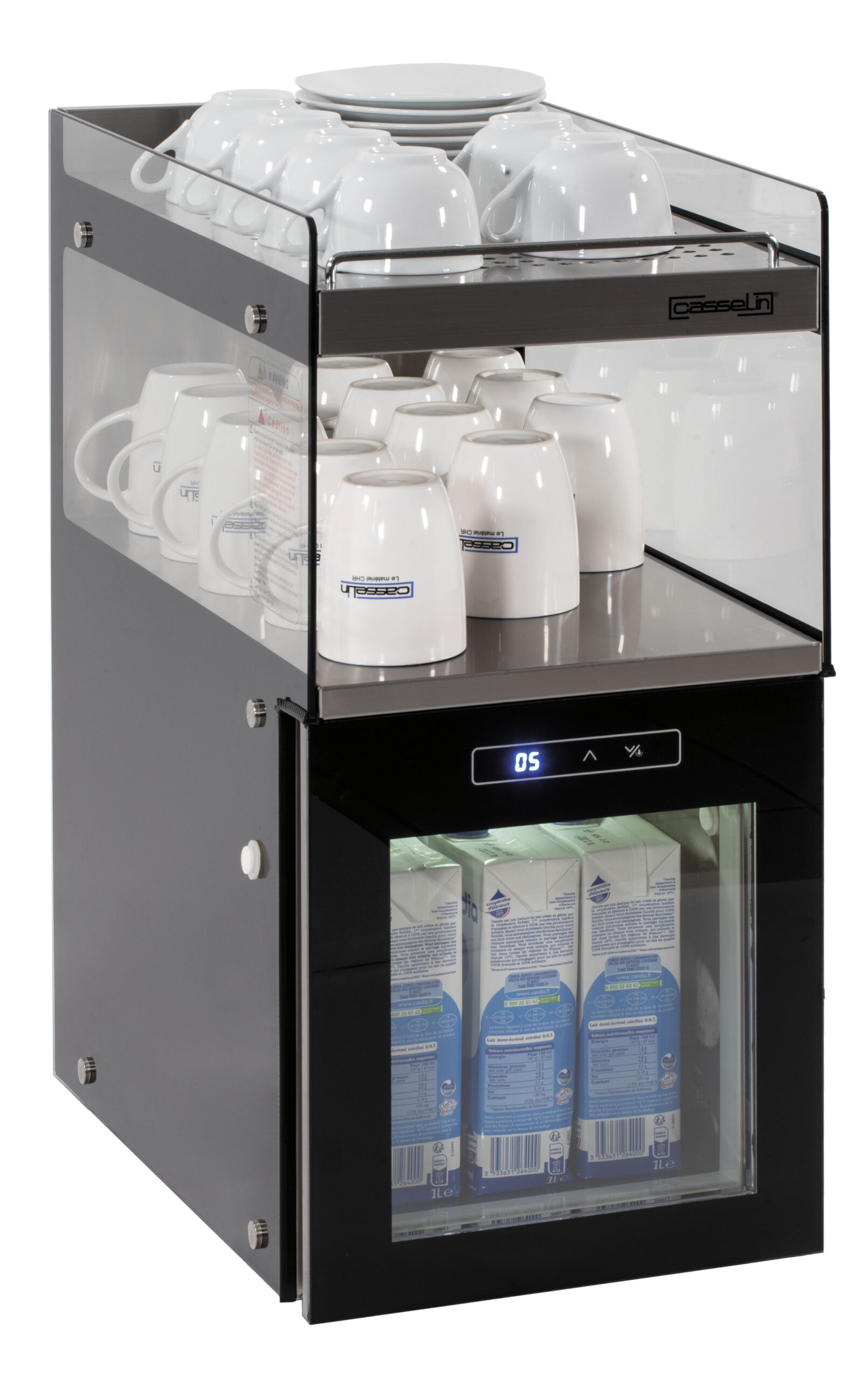 Réfrigérateur de lait et chauffe-tasses - Casselin Réfrigérateur de lait et chauffe-tasses - Casselin