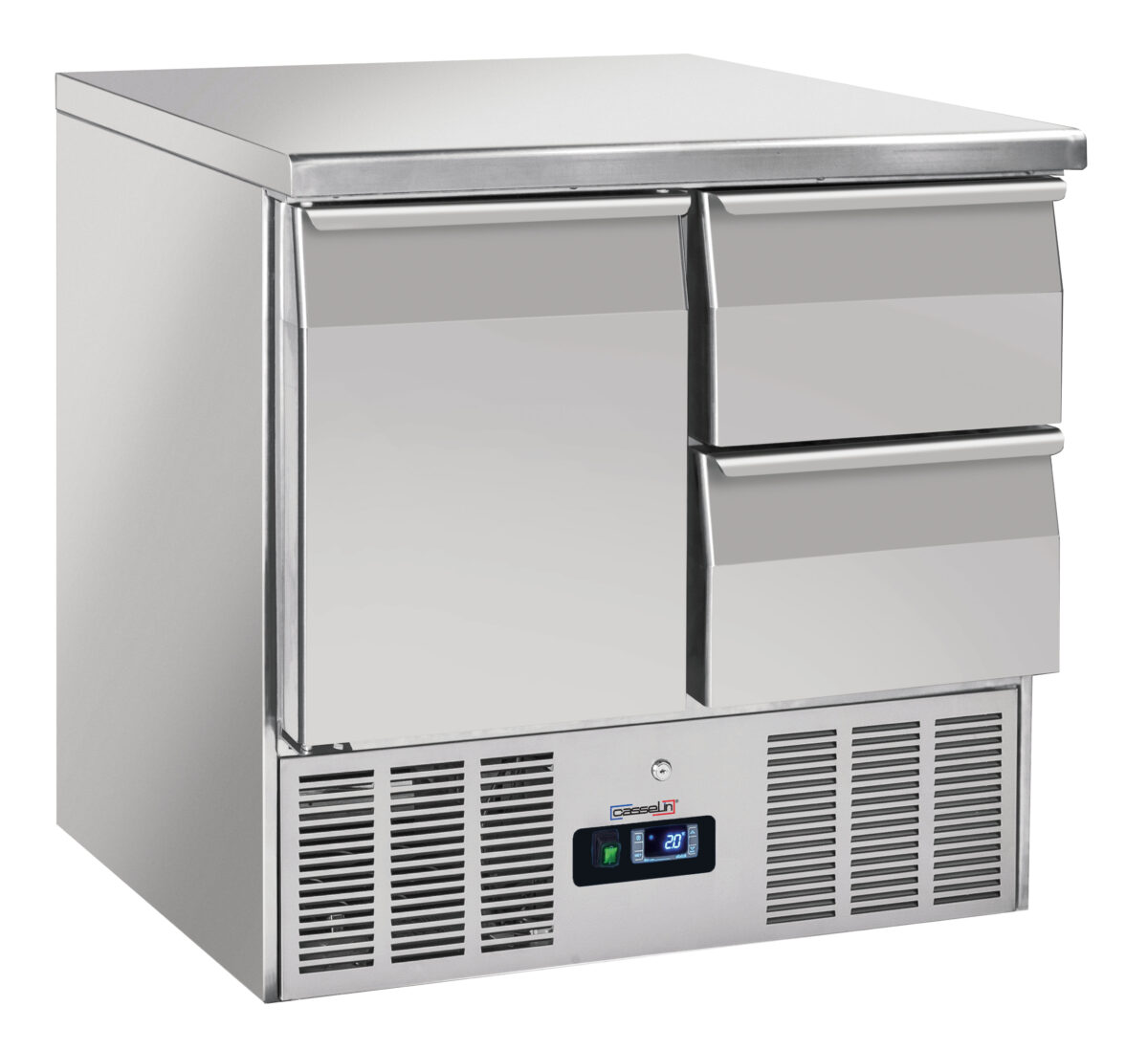 Saladette 2 tiroirs 1 porte GN 1/1 – Casselin