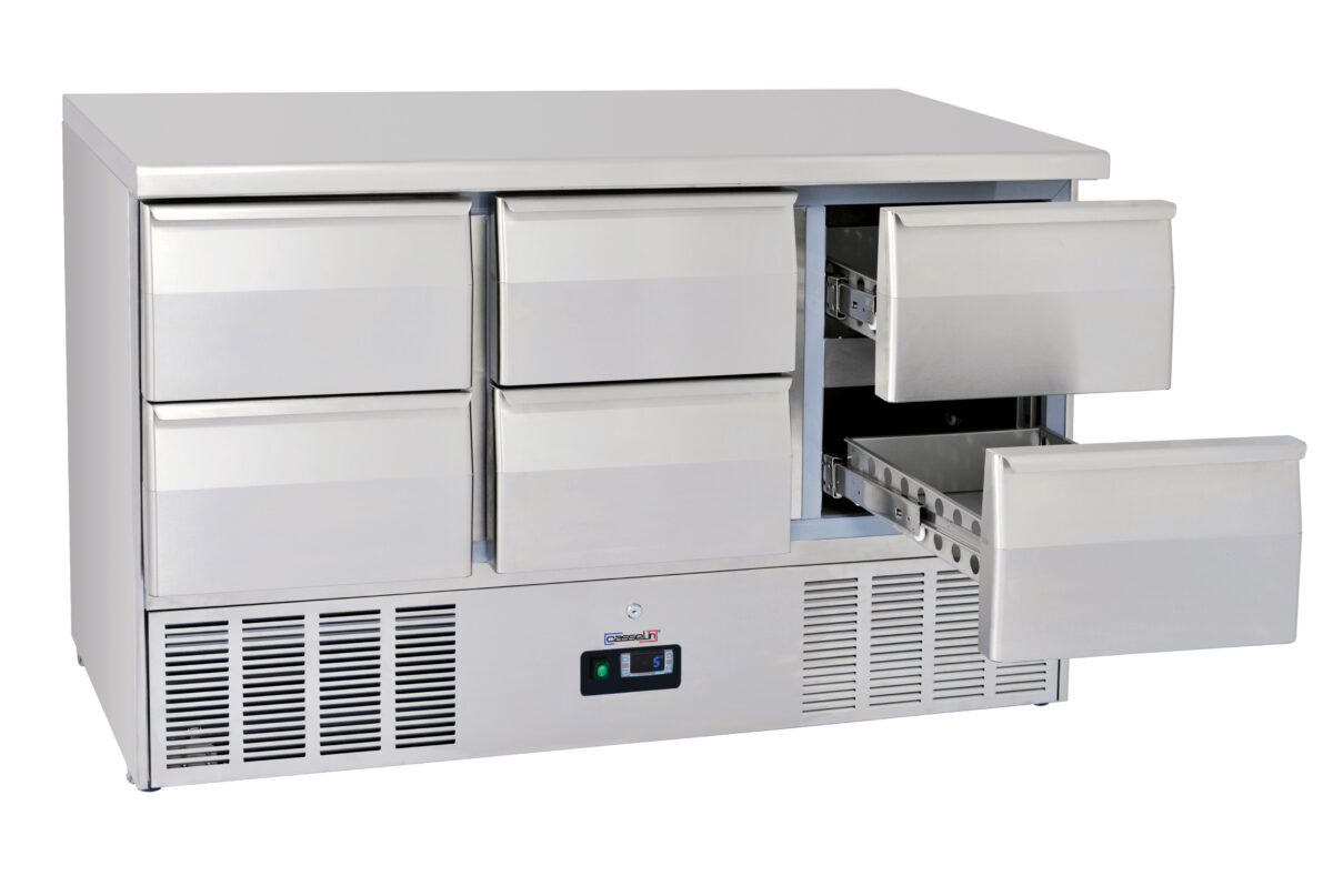 Saladette 6 tiroirs GN 1/1 – Casselin