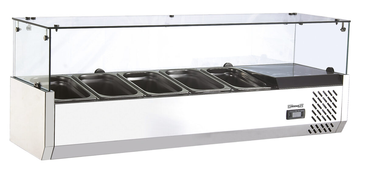 Saladette à poser 5x GN 1/4 – Casselin