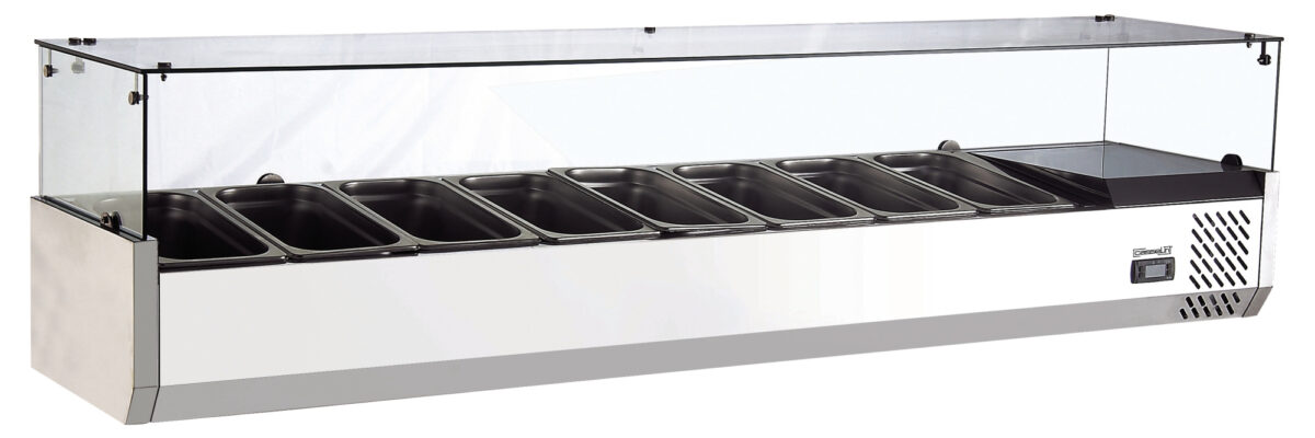 Saladette à poser 8x GN 1/4 – Casselin