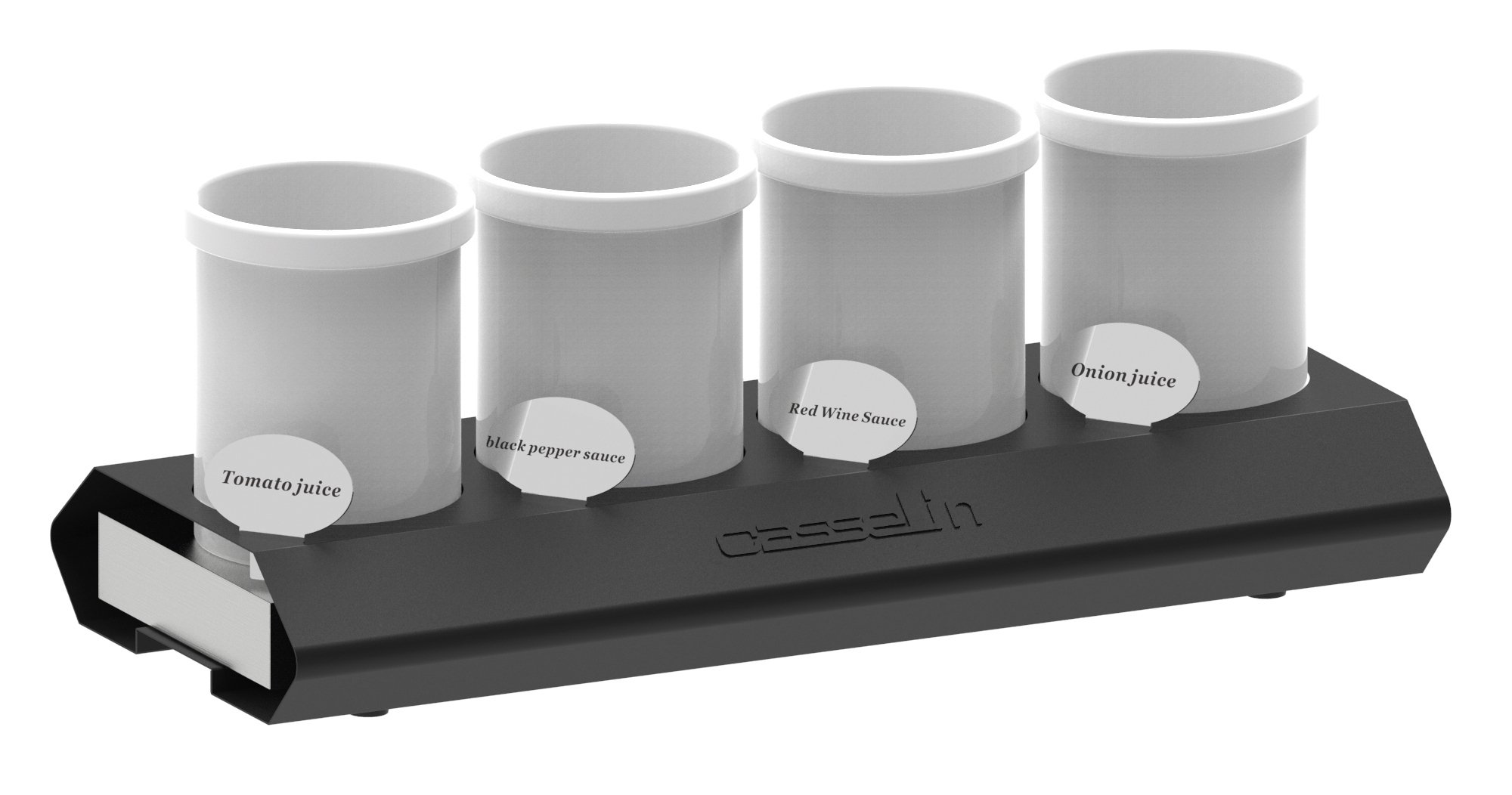Support à sauces réfrigéré eutectique GN 2/4 - Casselin Support à sauces réfrigéré eutectique GN 2/4 - Casselin