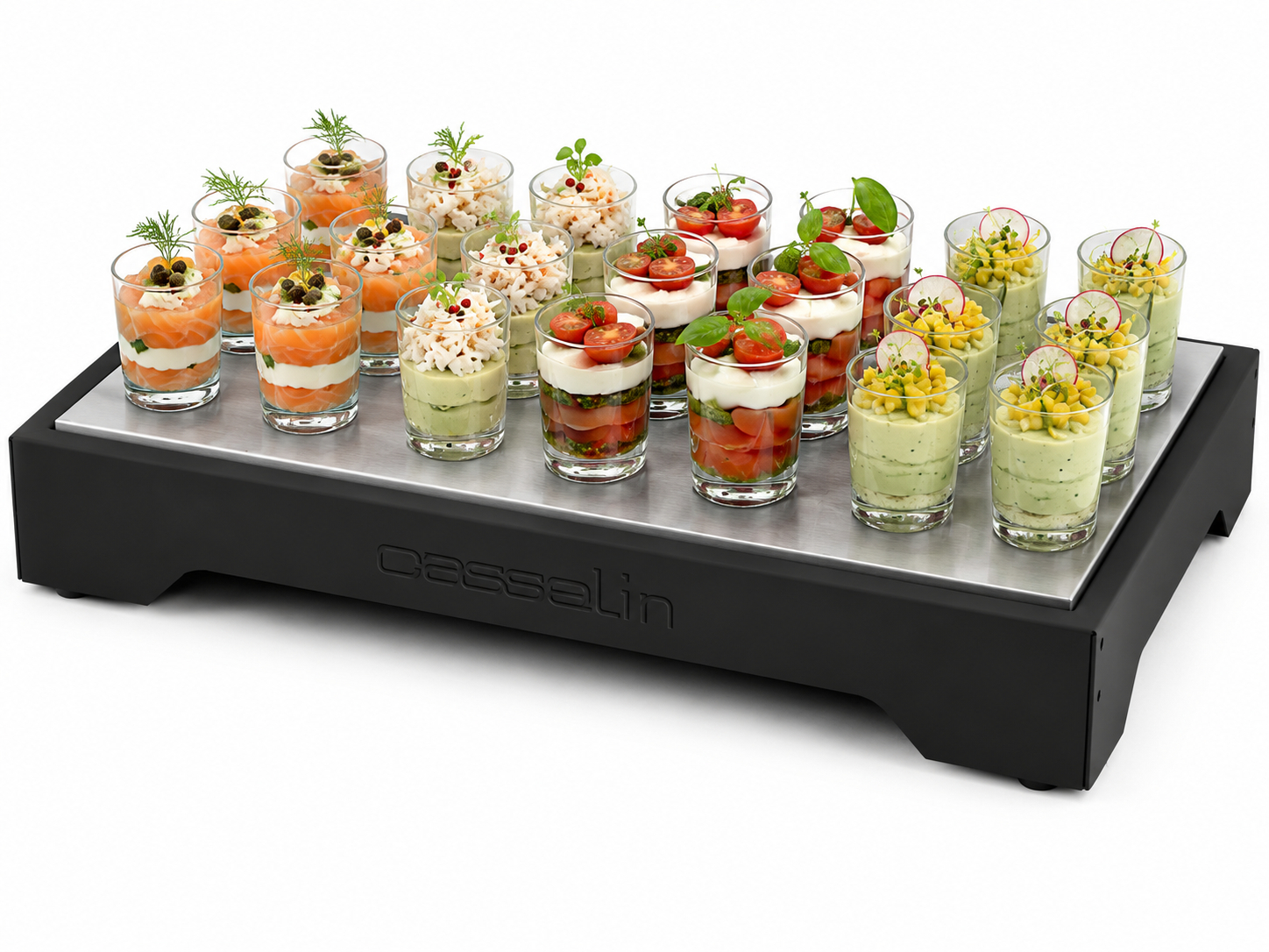 Support buffet réfrigéré eutectique GN 1/2 - Casselin Support buffet réfrigéré eutectique GN 1/2 - Casselin