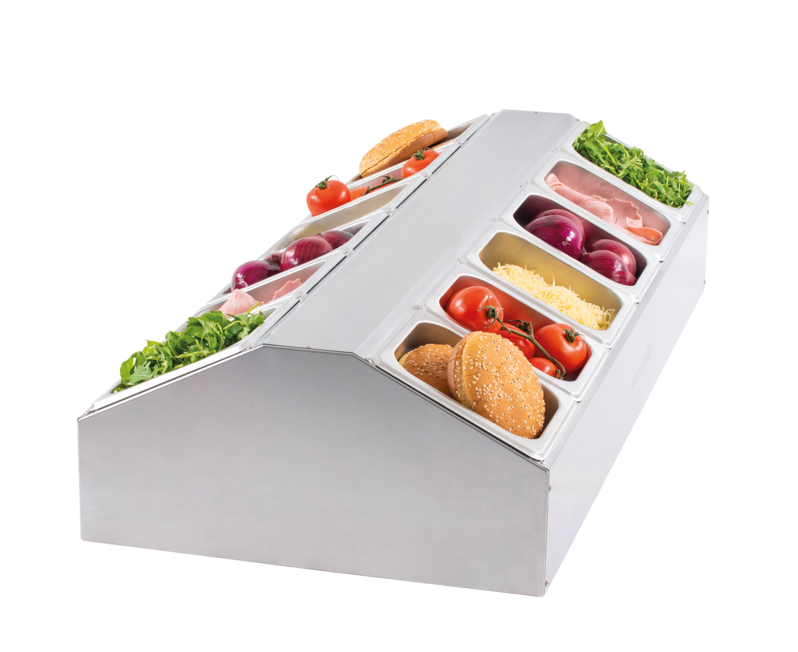 Support pour 12 bacs GN 1/6 - central - Casselin Support pour 12 bacs GN 1/6 - central - Casselin