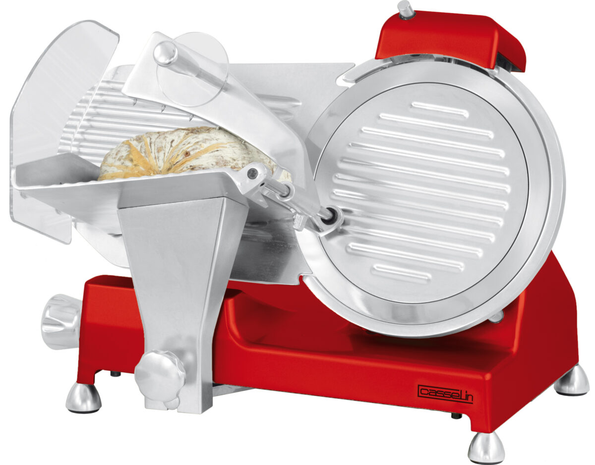 Trancheuse à jambon Ø 250 mm Rouge – Casselin
