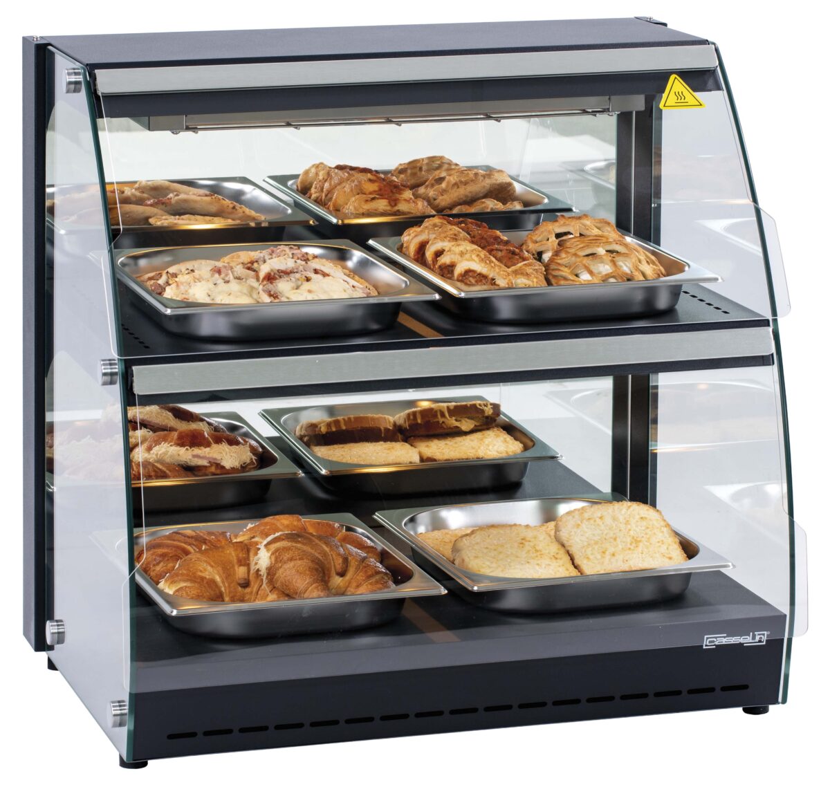 Vitrine chauffante self service 100L – Casselin