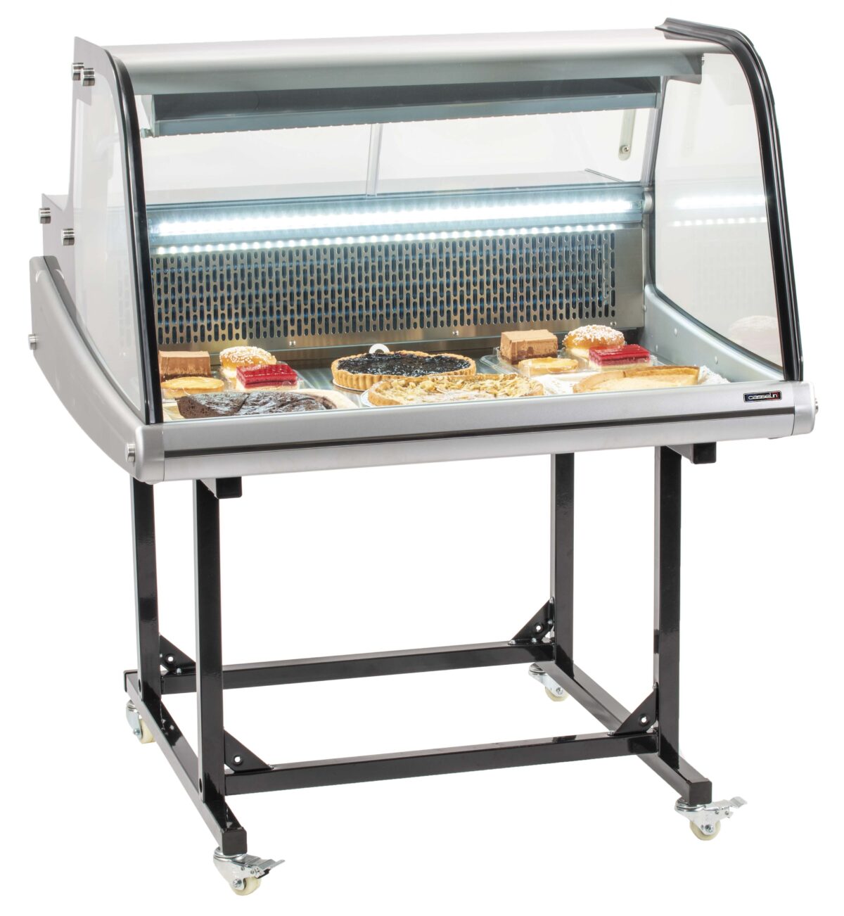 Vitrine réfrigérée de marché 175L sur chariot – Casselin