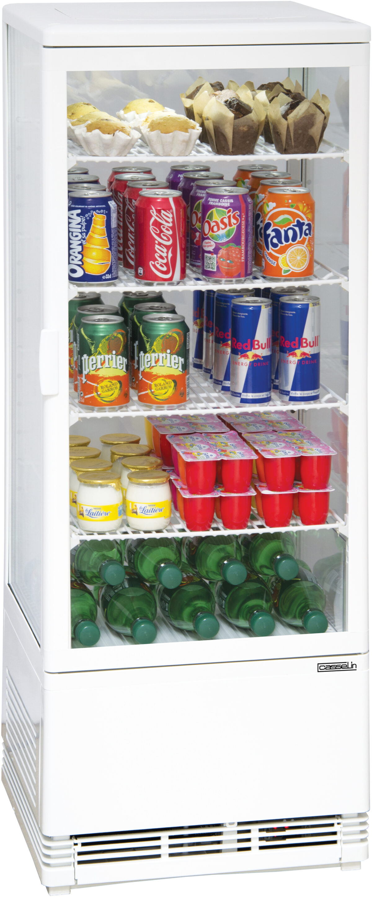 Vitrine réfrigérée positive 98L Blanche – Casselin