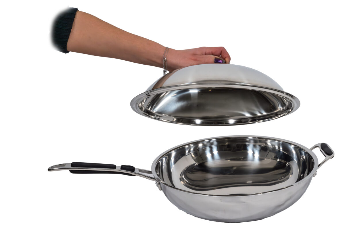 Wok avec couvercle 36cm – Casselin
